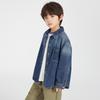 Boys' Embroidered Gradient Denim Jacket