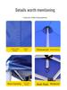 3x3m Double Layer Waterproof Sunshade Canopy with Four-Legged Frame for Outdoor Use