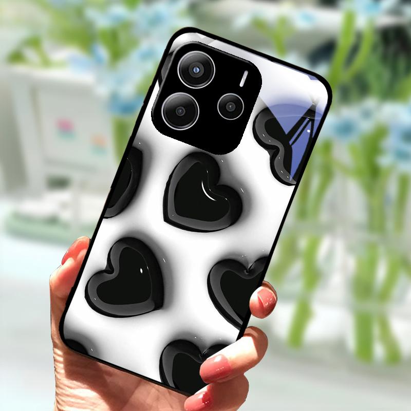 Coque For Redmi Note14 Glass Case 14 Pro 4G 5G New Popular Tempered Glass  Phone Cover For Redmi Note 14 Pro+ 5G Protector Cases
