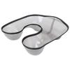 Perm Neck Bowl Professional Hairdressing Tool For Home Hairdressing Black 35x33x8cm Water Collection 1Pack