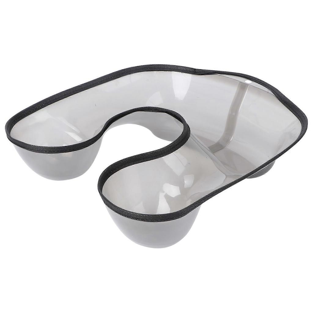 Perm Neck Bowl Professional Hairdressing Tool For Home Hairdressing Black 35x33x8cm Water Collection 1Pack