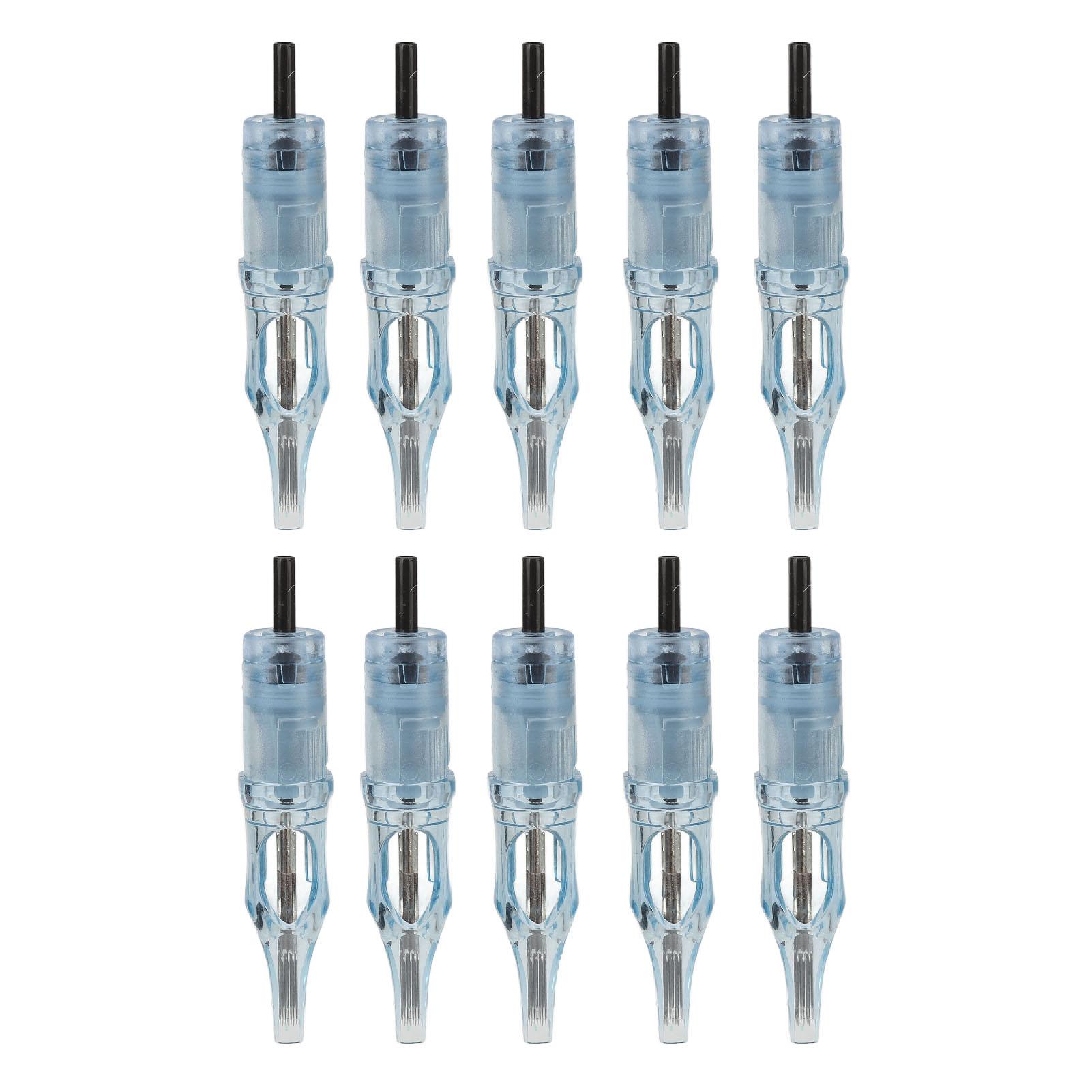 

10 шт. Картриджные иглы для татуировки Одноразовые иглы для татуировки из нержавеющей стали для хода иглы 5 мм