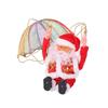 Electric Santa Claus Somersault Parachute Ornament with Music