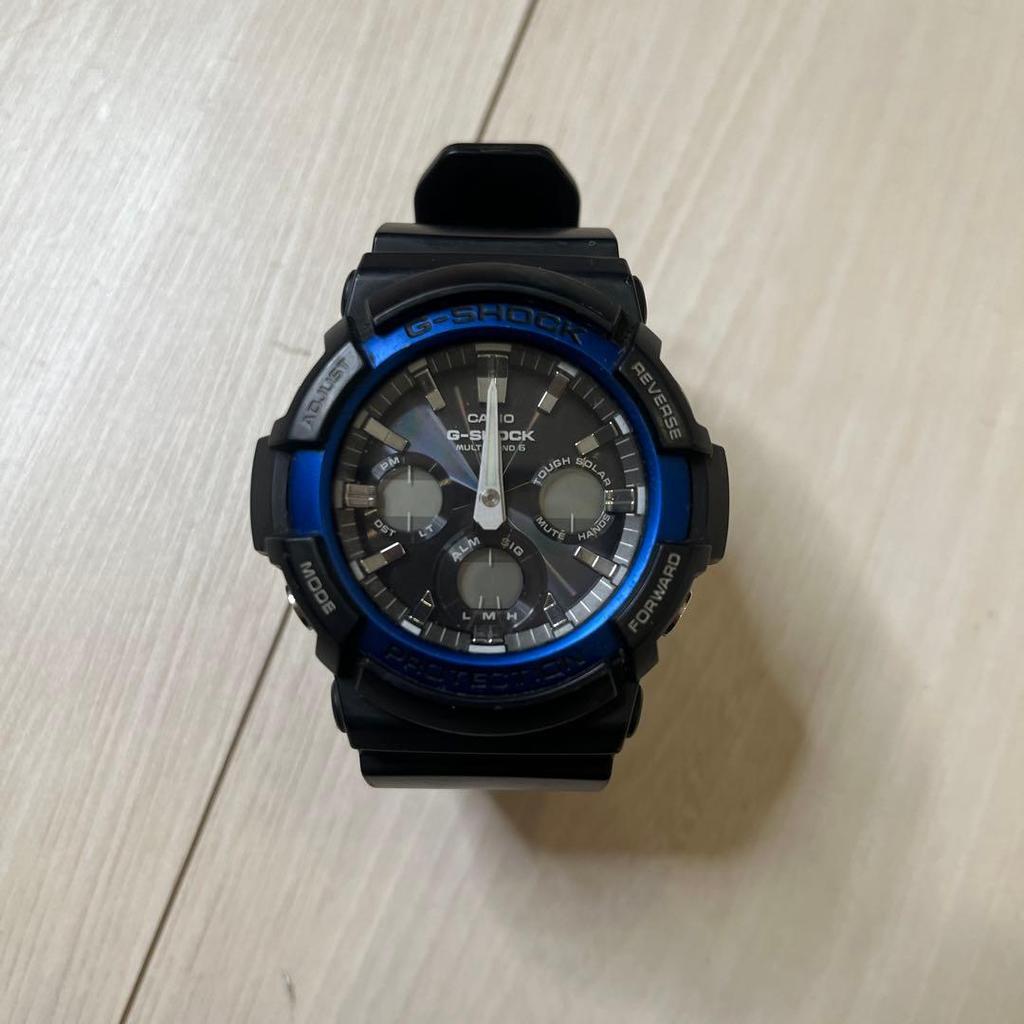 Used CASIO G-SHOCK MULTI BAND 6 Radio Solar Ana-Digi