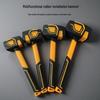 Solid Rubber Mallet with Long Handle for Decoration and Flooring