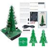 DIY LED Flashing Christmas Tree Kit With 36 Multi‑Color LEDs Music Function Educational Electronic Assembly Project For Students