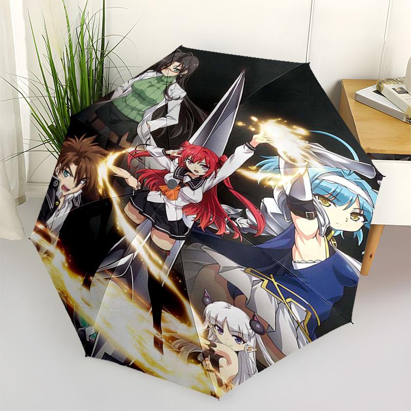 

1pc Remilia Scarlet & Sanae Kochiya Outdoor Umbrella - Automatic Opening/Closing, 3-Fold Design, 8-Bone Iron Frame - Perfect Gift for Fans, Travelers,