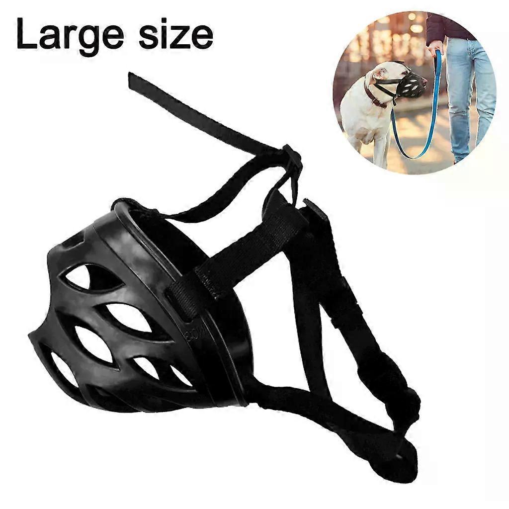 Dog Muzzle, Breathable Basket Muzzle for Small, Medium, and Large Dogs,