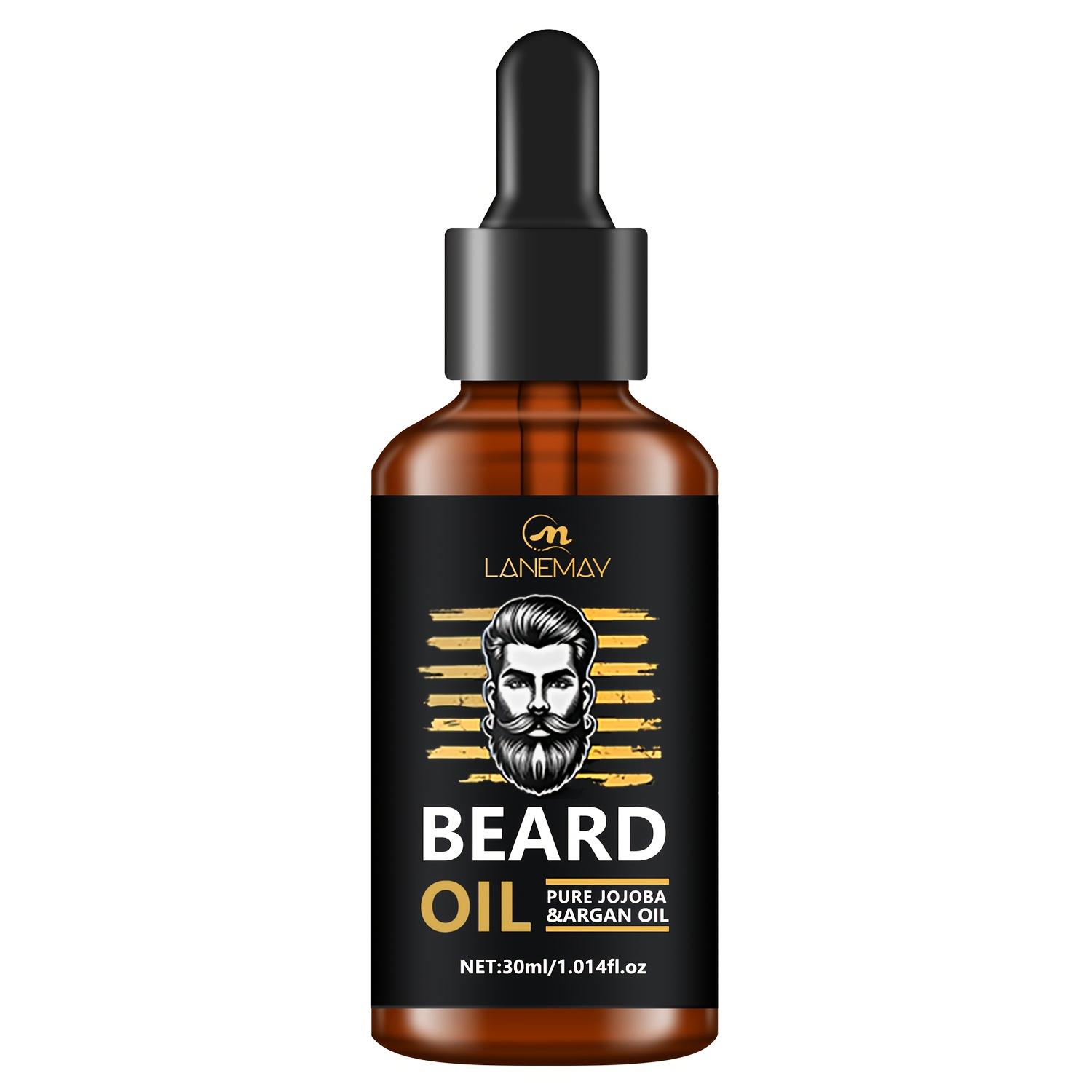 

Масло для бороды с маслом жожоба и аргановым маслом - Питает, смягчает и защищает бороду, фиксирует укладку и придает эластичность - Эфирное масло для бороды, подходит для мужчин 30ml