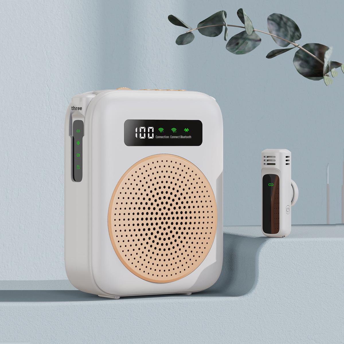 

Portable Wireless Bluetooth Loudspeaker & Microphone for Teaching, Tours, and Promotions - Little Bee Megaphone