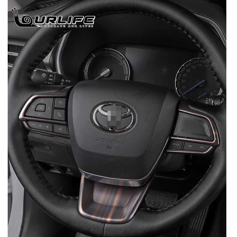 Pentru Toyota Highlander Kluger XU70 2022 2023 Autocolante de acoperire pentru decorațiuni interioare de culoare mahon auto ABS