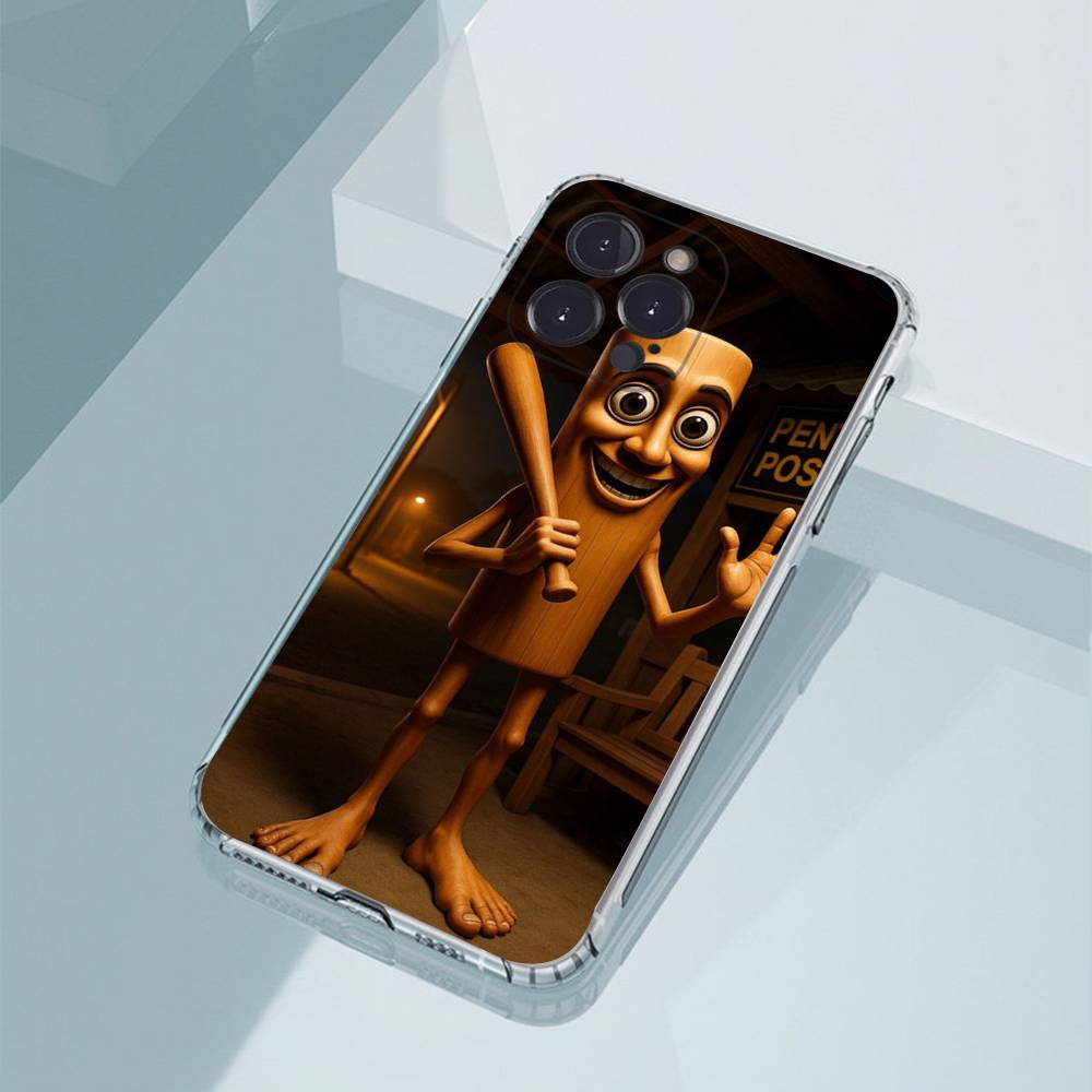 Tung Tung Tung Sahur Phone Case For iPhone17,16,15,14,13,12,11,Pro,Xs,Max,Mini,Plus Antislip Shockproof Hard