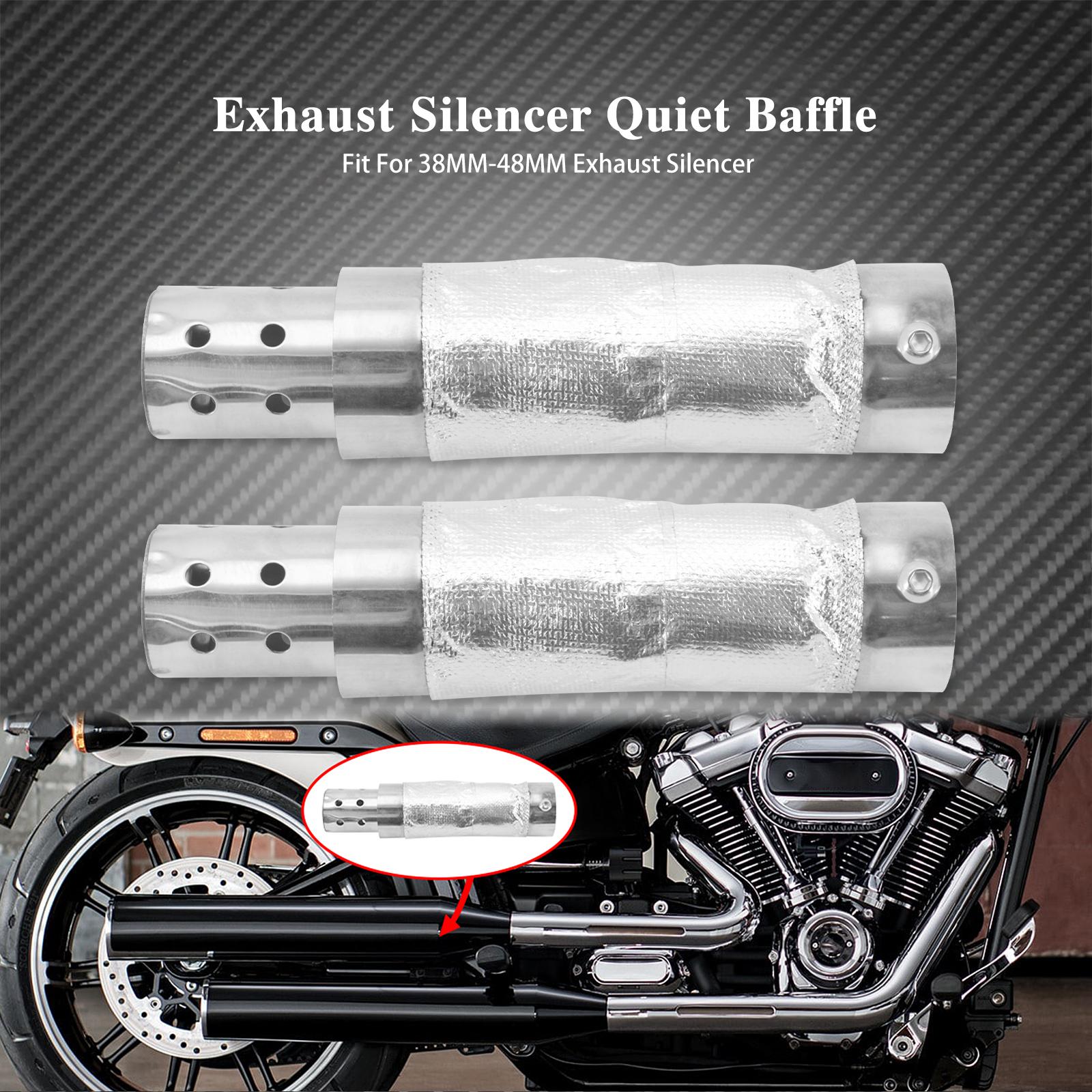 

Motorcycle Quiet Baffle Exhaust Pipe Muffler For Shortshots Staggered and Sideshots Exhaust Systems For Harley Sportster Dyna Header