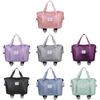Large Capacity Luggage Bag with Wheel Waterproof Handbag Dry Wet Travel Bag