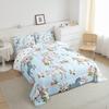 Erosebridal Horse Quilt Twin Size, Farmhouse Western Cowboy Cowgirls Duvet Insert for Kids Boys Girls Teens, Cartoon Kawaii Horse Bedding Se