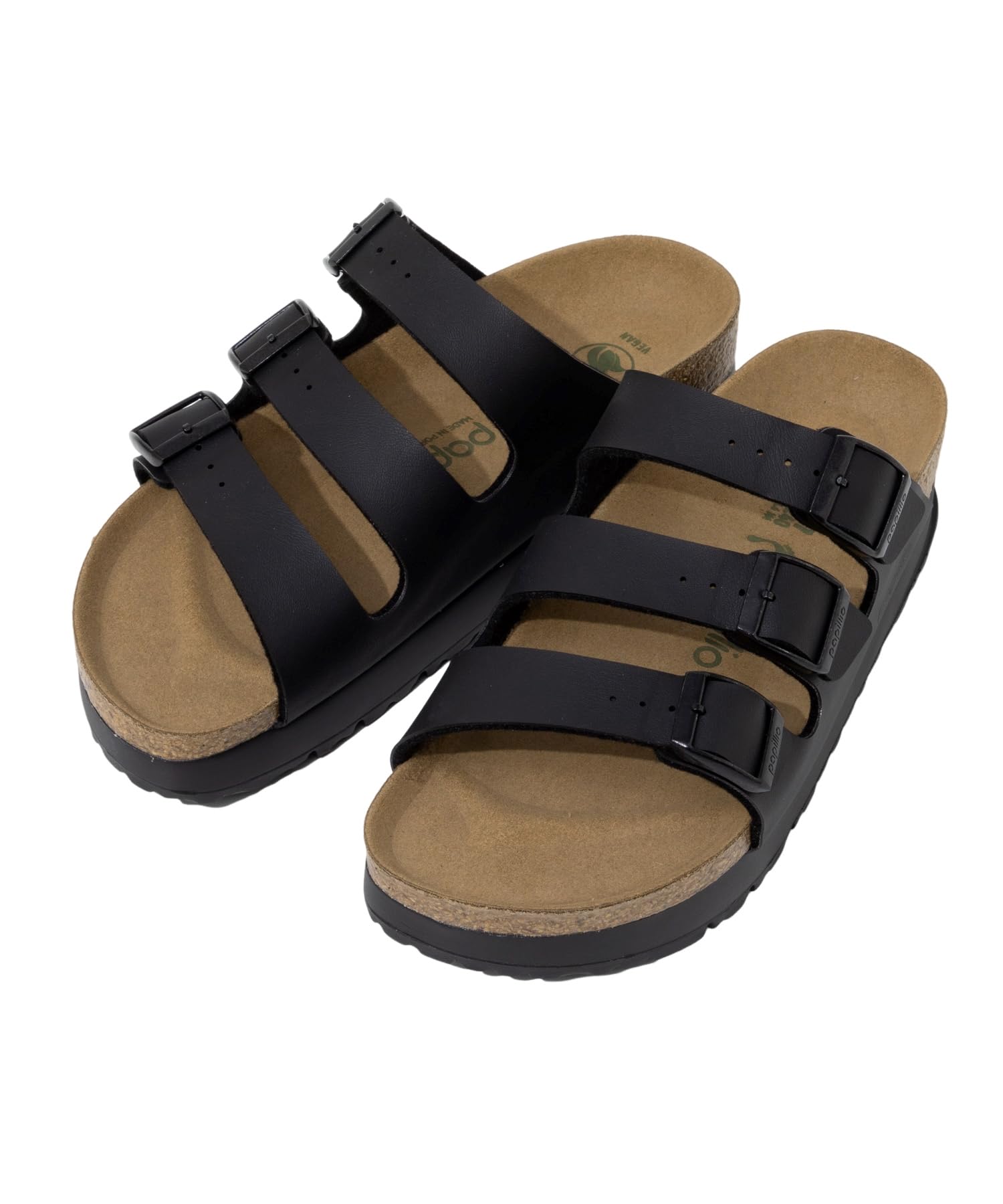 Сандалии на платформе Birkenstock Florida III Flex ЧЕРНЫЕ 1029737 чёрный