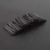 100pcs Black Small Hair Grips Steel Bobby Pins with Invisible Hold, 5cm, Disposable, Perfect for Bridal and Everyday Use, Bridal Hair Accessories