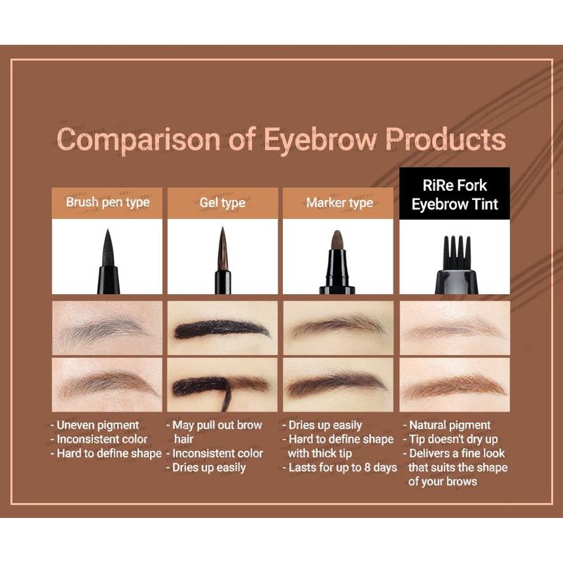 RIRE Fork Eyebrow Tint - 4 Colors