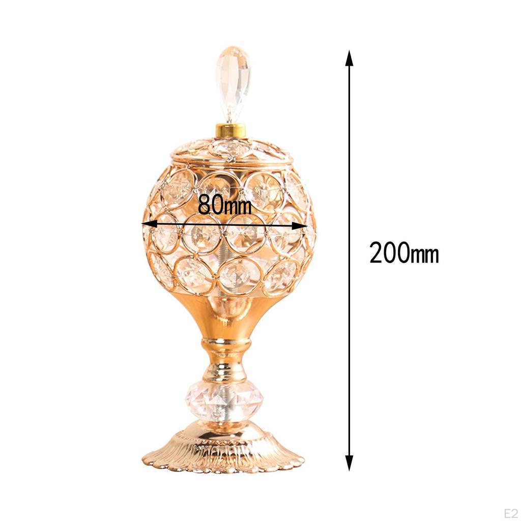 Creative Burner Decoration Diamonds Inlaid Coil Corn Burning Desktop Censer Ornament