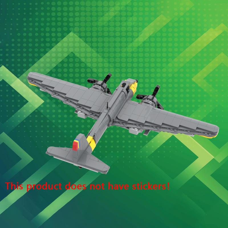 

HS 129 Истребители времен Второй мировой войны Модель MOC Строительные кирпичики Военная техника Модульная технология Праздничная сборка Детские игрушки Костюм