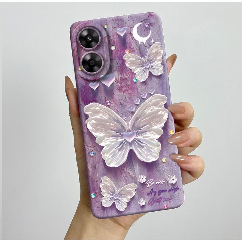 For Realme Note 60 Case Pretty Flower Camera Protector Phone Cover For Realme Note 60 60x Soft Shockproof Case Funda Note60 Etui