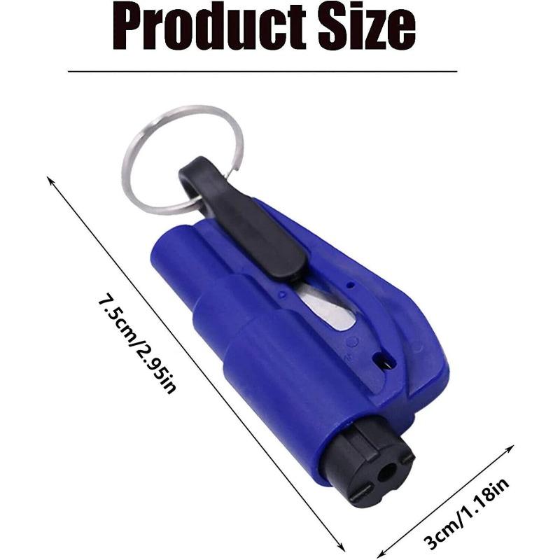 Safety Hammer with Rescue Whistle, Car Escape Tool,2-in-1 Window Breaker Seatbelt Cutter, Compact Emergency Escape Tool for Car