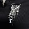 Elegant Fringe Brooch For Women Lightweight 18g Alloy Pin For Clothing Decoration And Waist Cinching Accessory