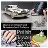1-5Pcs Chrome Paint Marker Reflective Fluid Mirror Paint Pen 2mm Silvery Ink For DIY Car Styling Model Metal Wood Plastic Stone Touchup Paint2