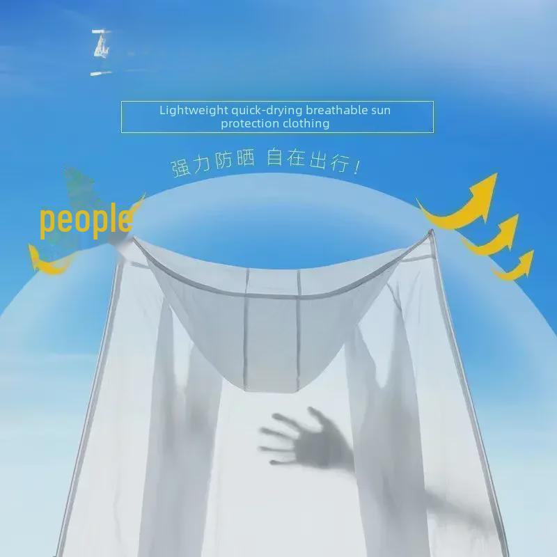 Pánská letní bunda na rybaření a cyklistiku z prodyšného ledového hedvábí odolná proti UV záření 2022