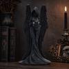 Statua Figurine Fatta a Mano in Resina del Mietitore Gotico Halloween Scrivania Scaffale Mensola Ufficio Casa Arredamento Casa Macabro Scuro Regalo