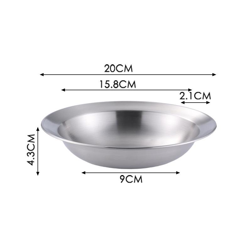 Stainless Steel Anti-Scald Thickened Bowl for Noodles, Rice, and Crawfish with Custom Logo.