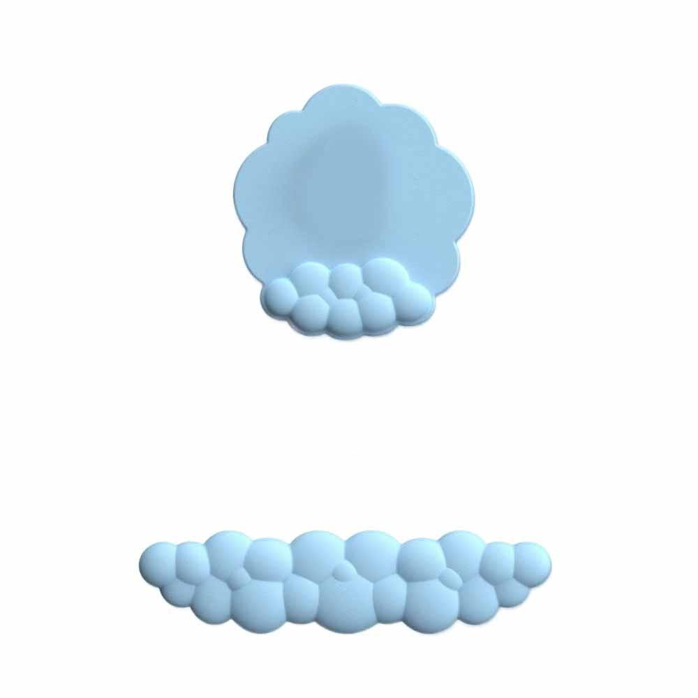 Ergonomic Keyboard Wrist Support Pad Anti-Slip Cloud  Mouse Pad Mouse Cushion  Protection Rest