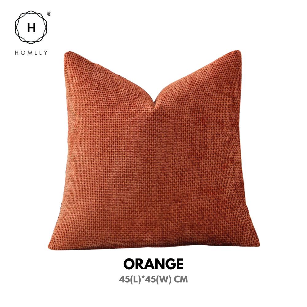 HOMLLY Sadii Teksturowana Poszewka na Poduszkę Dekoracyjną z Chenille (45 x 45 cm) X2SZT