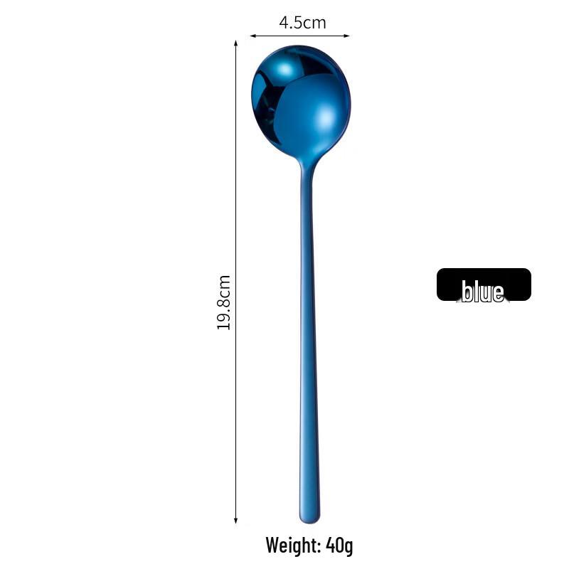 Korean Style 304 Stainless Steel Small Round Spoons