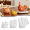 3D Cute Chicken Candle Silicone Mold for DIY Animal Soap Making Resin Cement Mould Easter Home Decor Plaster Crafts Tool