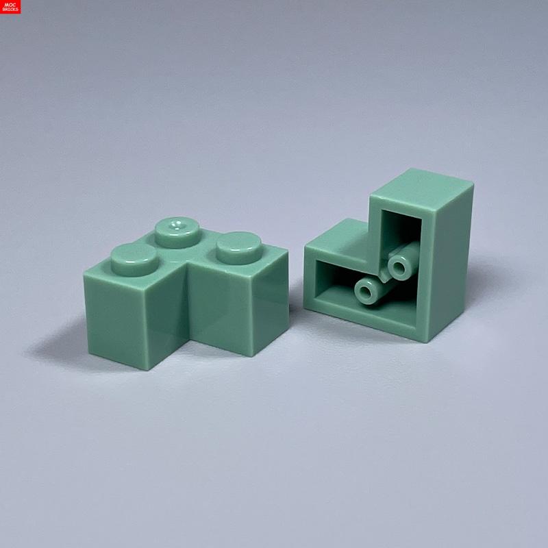 Non-Toxic 20Pcs Moc Bricks 2357 2X2 Corner High Base Assembled Building Block Accessories Accessories Kids Toys Gifts