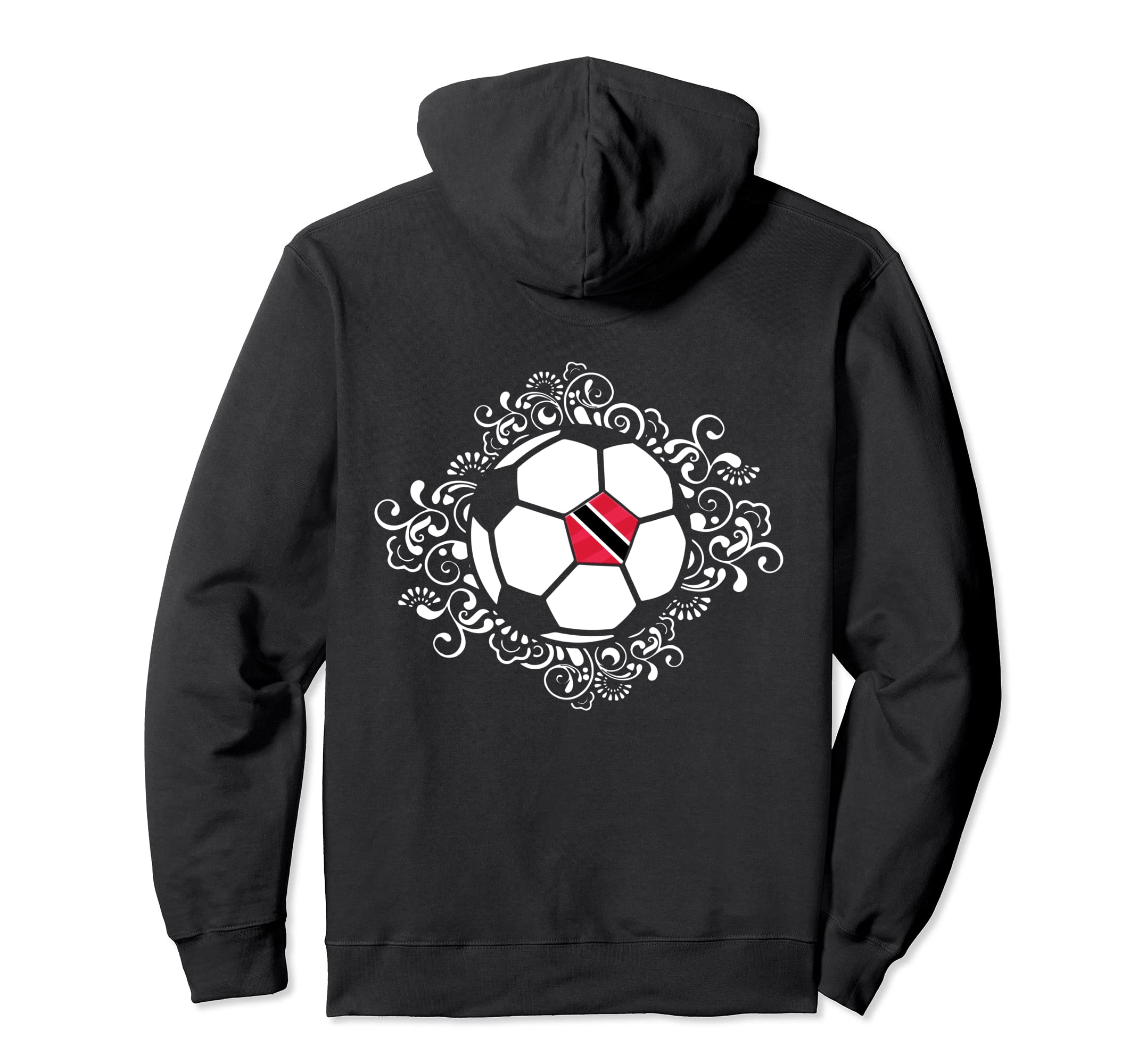 

Floral Trinidad and Tobago Soccer Rubber Trinidadian Football Hoodie