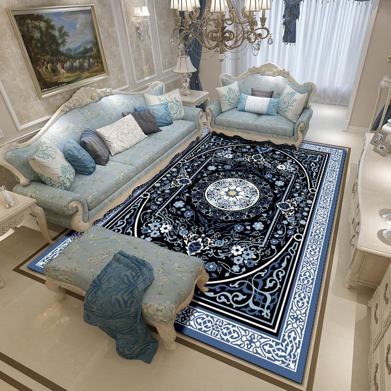 New Retro Persian Abstract Bedroom Living Room Carpet Bohemian Ethnic Style Coffee Table Sofa Carpet Bedside Carpet