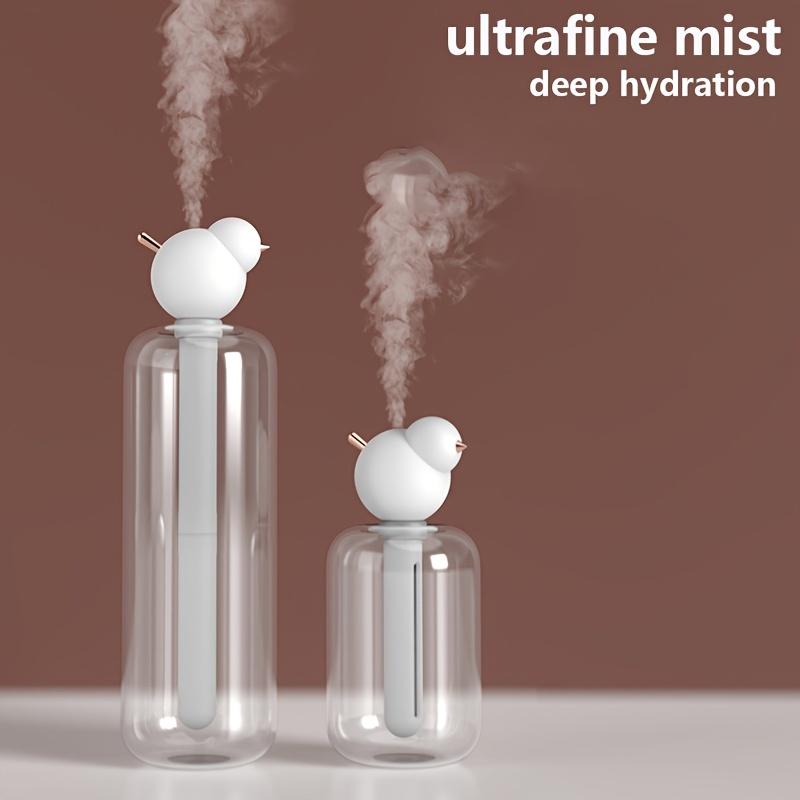 1pc Mini Bird-Shaped USB Humidifier with Night Light, Atomization Mode, Portable Desktop & Outdoor Humidifier, Convenient Hydration, No Battery