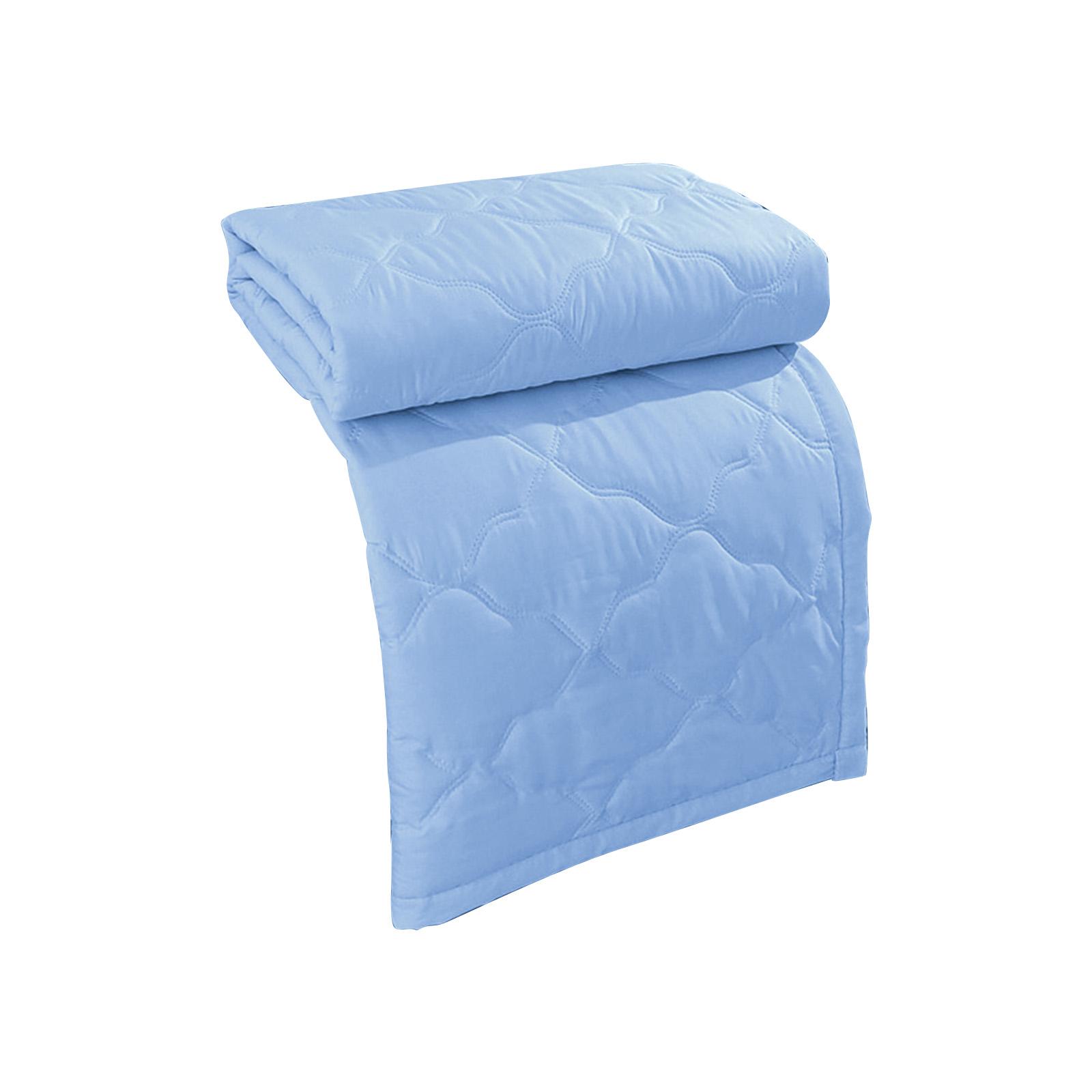 

Прохладное стеганое дышащее тонкое одеяло, прохладное одеяло для людей, которым жарко во сне, приятное к коже базовое двустороннее одеяло для сна, летнее одеяло для дивана, кровати, софы One Size небесно-голубой