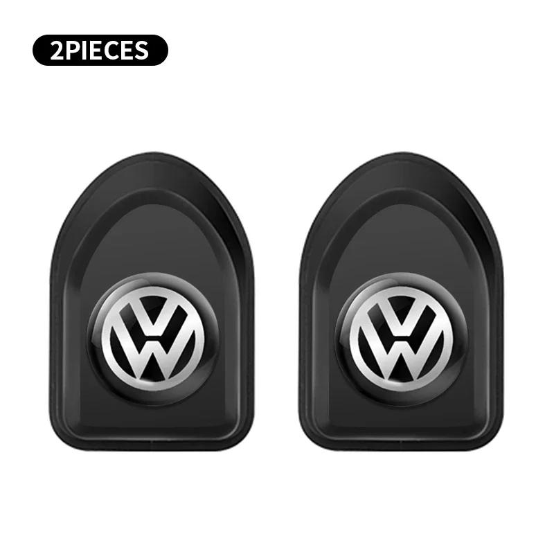 4pcs Car Hooks Black Plastic Self Adhesive Invisible Hooks For Volkswagen VW R-line GTI R Polo Golf Passat Magotan Tiguan Jetta