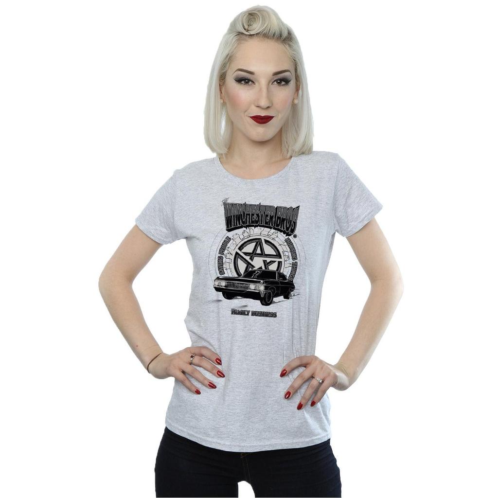 Supernatural Womens/Ladies Winchester Bros Cotton T-Shirt