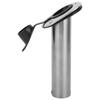 Stainless Steel Flush Mount Rod Holder 30 Degree with PVC Liner and Cap for Boat Yacht