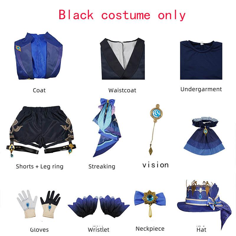 

Костюм для косплея Фурины Фурина де Фонтейн Фокалорс Косплей Наряды со шляпой для Аниме Комик-Кона XXXL