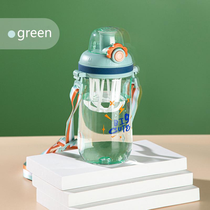 

650 мл Милый летний пластиковый стакан Студенческая спортивная бутылка для воды Для улицы Подарок Портативный Непротекаемый стакан