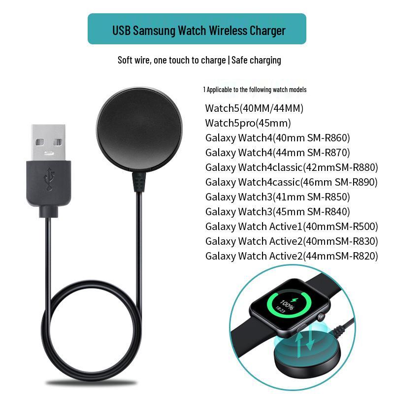 Fast Wireless Charging Dock for Samsung Watch6/5 Pro/4/3/S4/S3/S2/Gear
