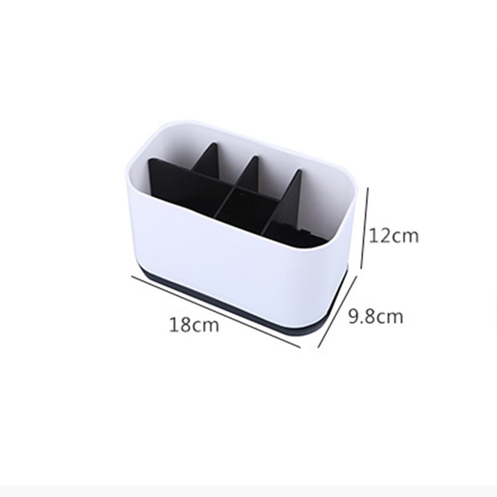 Portable Bathroom Toiletries Storage Rack Grid Toothbrush Racks Electric Toothbrush Storage Box