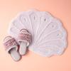Francfranc Moist Knit Frill Room Pink Shoes,