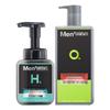 Mentholatum Men's Hydrating Foam Cleanser & Activated Carbon Shower Gel Set