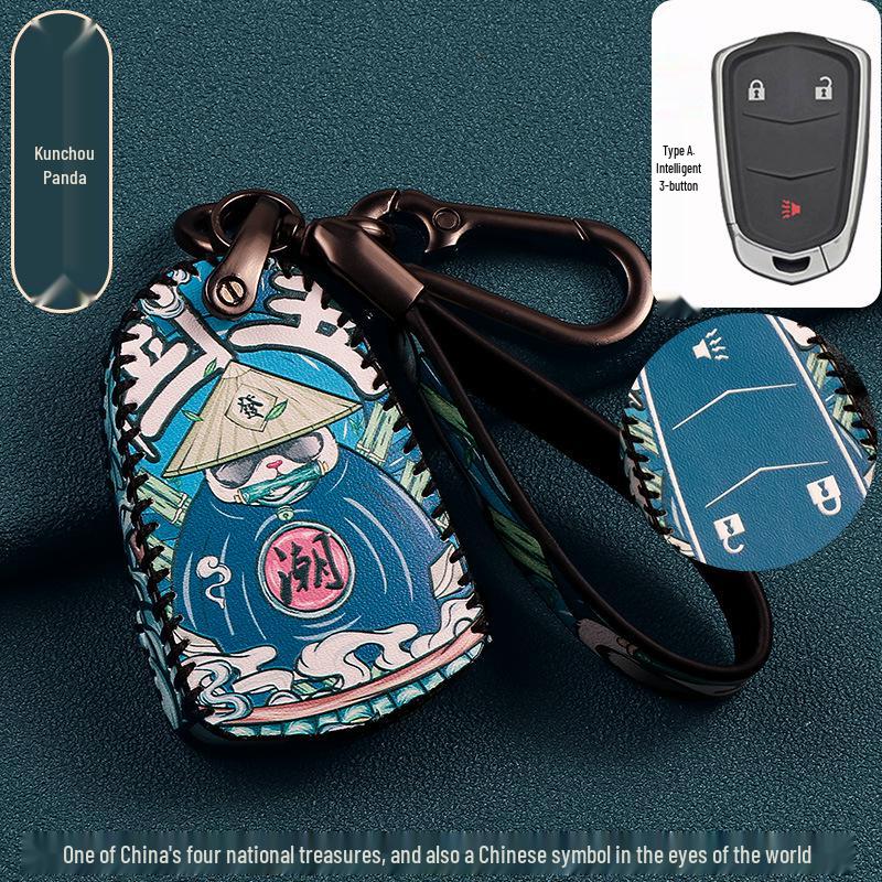 Cadillac Key Case for CT6, XT4, XT5, XT6, XTS, CT4, CT5, ATS-L - Snap-On Shell